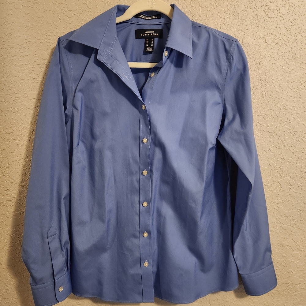Blue Long Sleeve Top